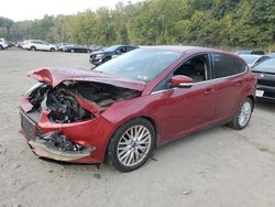 Salvage cars for sale from Copart Marlboro, NY: 2013 Ford Focus Titanium