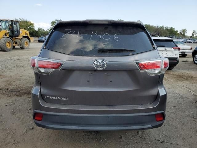 2016 Toyota Highlander LE