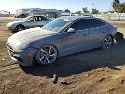 Salvage cars for sale at San Diego, CA auction: 2021 Hyundai Sonata SEL Plus