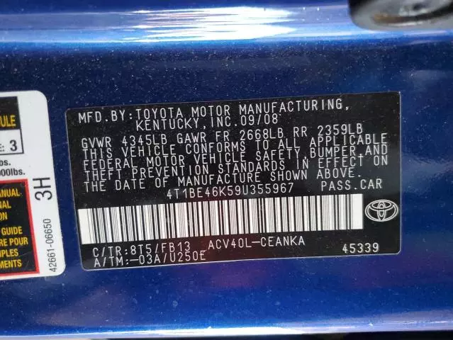 2009 Toyota Camry Base