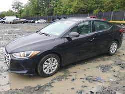 Salvage cars for sale at Waldorf, MD auction: 2017 Hyundai Elantra SE