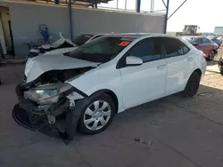 Salvage cars for sale at Phoenix, AZ auction: 2015 Toyota Corolla L