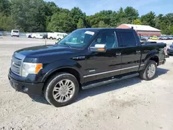 Salvage trucks for sale at Mendon, MA auction: 2012 Ford F150 Supercrew