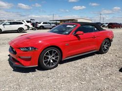 Salvage cars for sale at Temple, TX auction: 2022 Ford Mustang