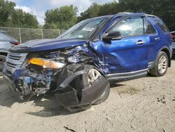 Salvage cars for sale at Waldorf, MD auction: 2015 Ford Explorer XLT