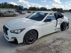 Salvage cars for sale at New Braunfels, TX auction: 2024 Infiniti Q50 RED Sport 400