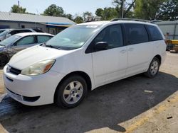 Salvage cars for sale at Wichita, KS auction: 2004 Toyota Sienna CE