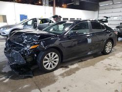 Salvage cars for sale at Blaine, MN auction: 2020 Toyota Camry LE