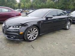 Salvage cars for sale at Waldorf, MD auction: 2012 Audi A7 Prestige