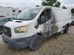 Salvage trucks for sale at Opa Locka, FL auction: 2016 Ford Transit T-250