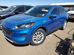 Salvage cars for sale at Brighton, CO auction: 2020 Ford Escape SE