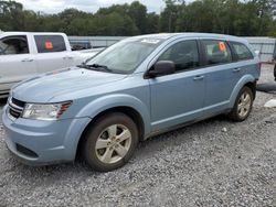 Salvage cars for sale from Copart Augusta, GA: 2013 Dodge Journey SE