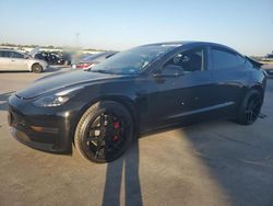 Salvage cars for sale at Wilmer, TX auction: 2023 Tesla Model 3