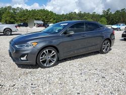 Flood-damaged cars for sale at auction: 2019 Ford Fusion Titanium