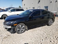 Honda salvage cars for sale: 2019 Honda Civic LX