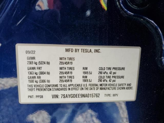 2022 Tesla Model Y