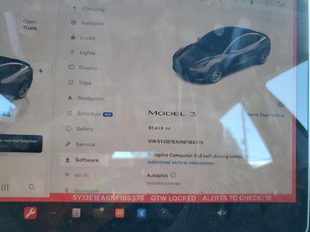 2022 Tesla Model 3