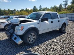 Salvage cars for sale at Windham, ME auction: 2013 Ford F150 Supercrew