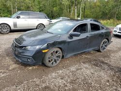 Honda salvage cars for sale: 2021 Honda Civic Sport