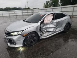 Salvage cars for sale at Dunn, NC auction: 2018 Honda Civic EX