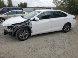 Salvage cars for sale at Arlington, WA auction: 2016 Toyota Camry LE