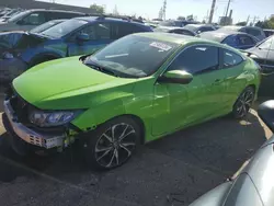 Salvage cars for sale at Denver, CO auction: 2018 Honda Civic SI