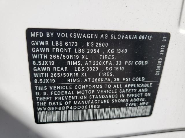 2013 Volkswagen Touareg V6