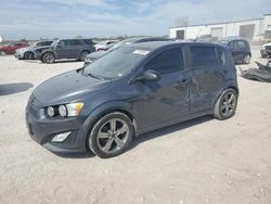 Salvage cars for sale at Kansas City, KS auction: 2013 Chevrolet Sonic RS