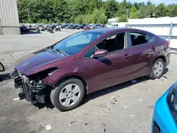 2017 KIA Forte LX en venta en Exeter, RI