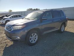 Salvage cars for sale from Copart Anderson, CA: 2013 Toyota Highlander Base