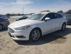 Ford salvage cars for sale: 2018 Ford Fusion SE