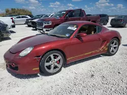 Salvage cars for sale at Taylor, TX auction: 2008 Porsche Cayman S