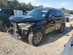 Salvage cars for sale at Greenwell Springs, LA auction: 2018 Infiniti QX80 Base