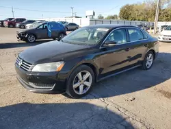 Salvage cars for sale at Oklahoma City, OK auction: 2013 Volkswagen Passat SE