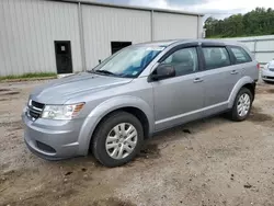 Salvage cars for sale at Grenada, MS auction: 2015 Dodge Journey SE