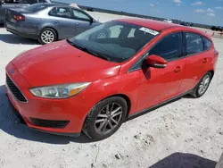 Salvage cars for sale at Taylor, TX auction: 2016 Ford Focus SE