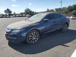 Salvage cars for sale at San Martin, CA auction: 2015 Acura TLX