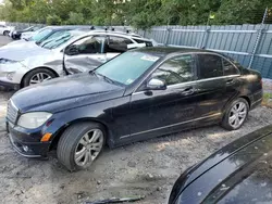 Mercedes-Benz salvage cars for sale: 2009 Mercedes-Benz C 300 4matic