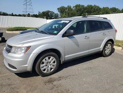 Salvage cars for sale at Glassboro, NJ auction: 2014 Dodge Journey SE