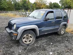 Jeep salvage cars for sale: 2004 Jeep Liberty Sport