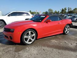 Chevrolet salvage cars for sale: 2011 Chevrolet Camaro LT