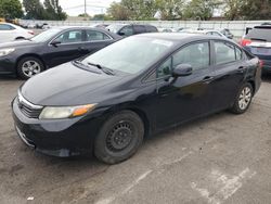 Salvage cars for sale at Moraine, OH auction: 2012 Honda Civic LX