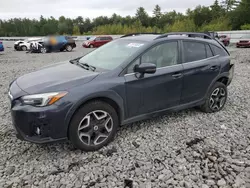 Salvage cars for sale at Windham, ME auction: 2018 Subaru Crosstrek Limited