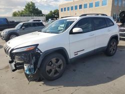 Salvage cars for sale at Littleton, CO auction: 2017 Jeep Cherokee Latitude