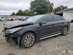 Salvage cars for sale at Chatham, VA auction: 2015 Hyundai Sonata Sport