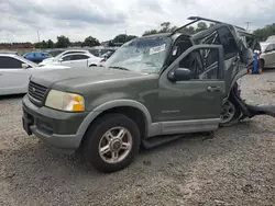 Ford salvage cars for sale: 2002 Ford Explorer XLT