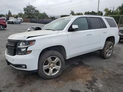 Salvage cars for sale at San Martin, CA auction: 2016 Chevrolet Tahoe K1500 LT