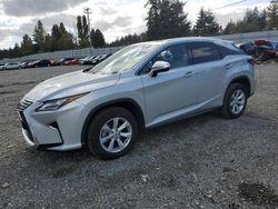 Salvage cars for sale at Graham, WA auction: 2016 Lexus RX 450H