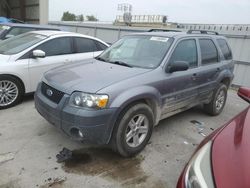 Salvage cars for sale at Kansas City, KS auction: 2007 Ford Escape HEV