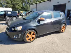 Chevrolet Vehiculos salvage en venta: 2015 Chevrolet Sonic LTZ